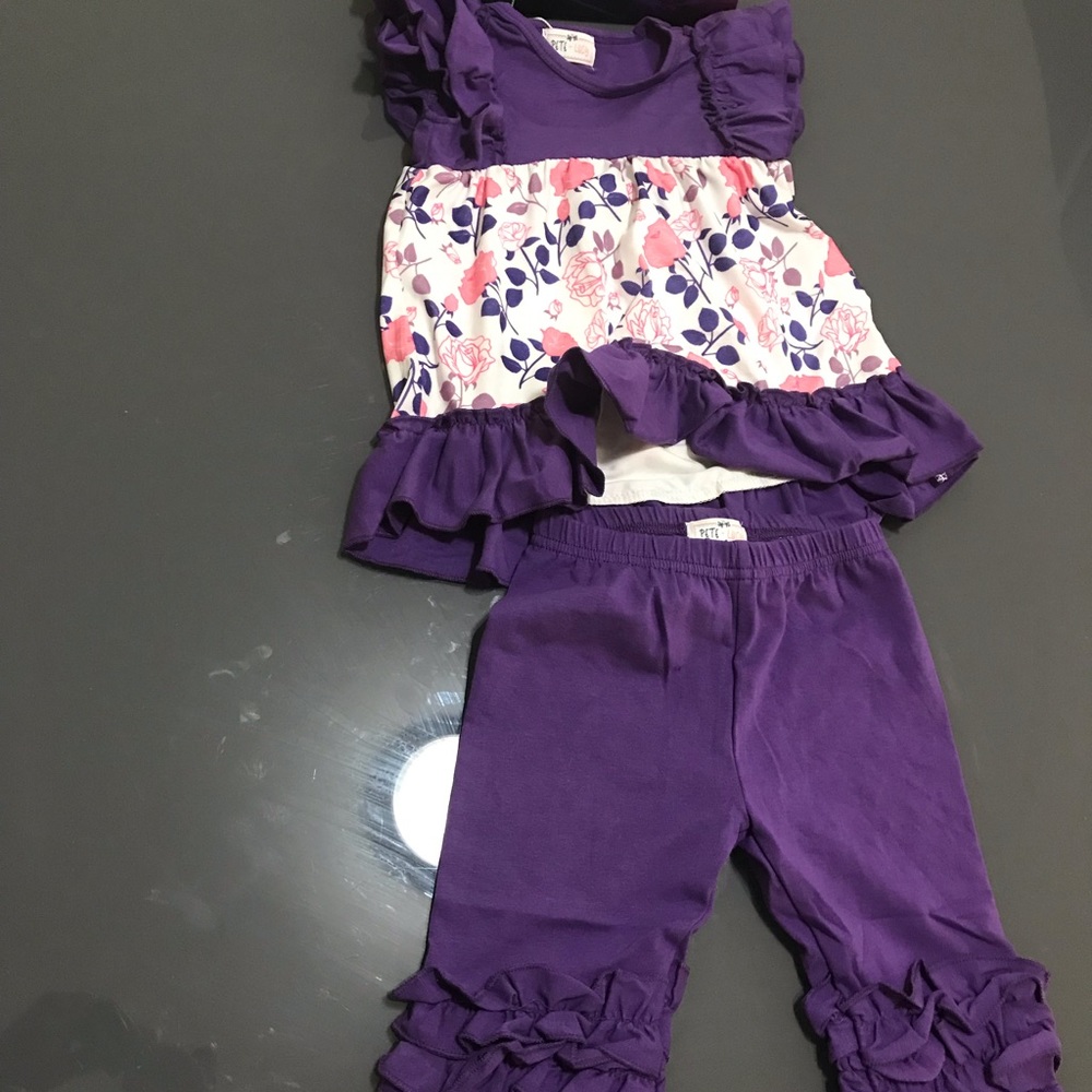 Purple Capri set